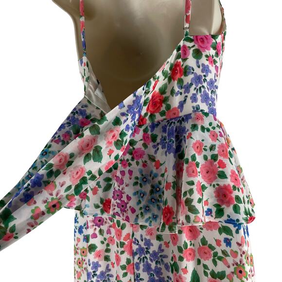 Yumi Kim Kaia Floral Printed Ruffle Maxi Dress Kingston Garden Size 2 - Picture 9 of 12
